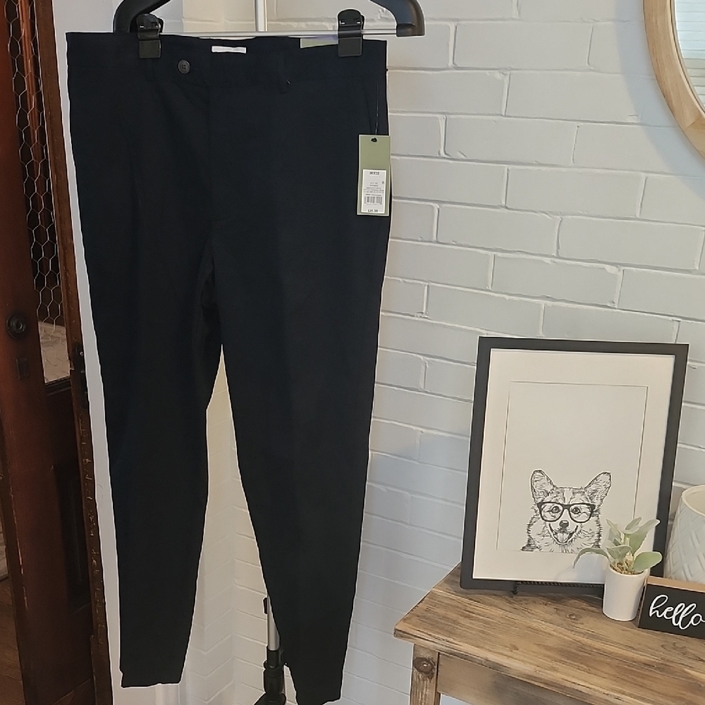 Men's Navy Blue Pants, 36x32